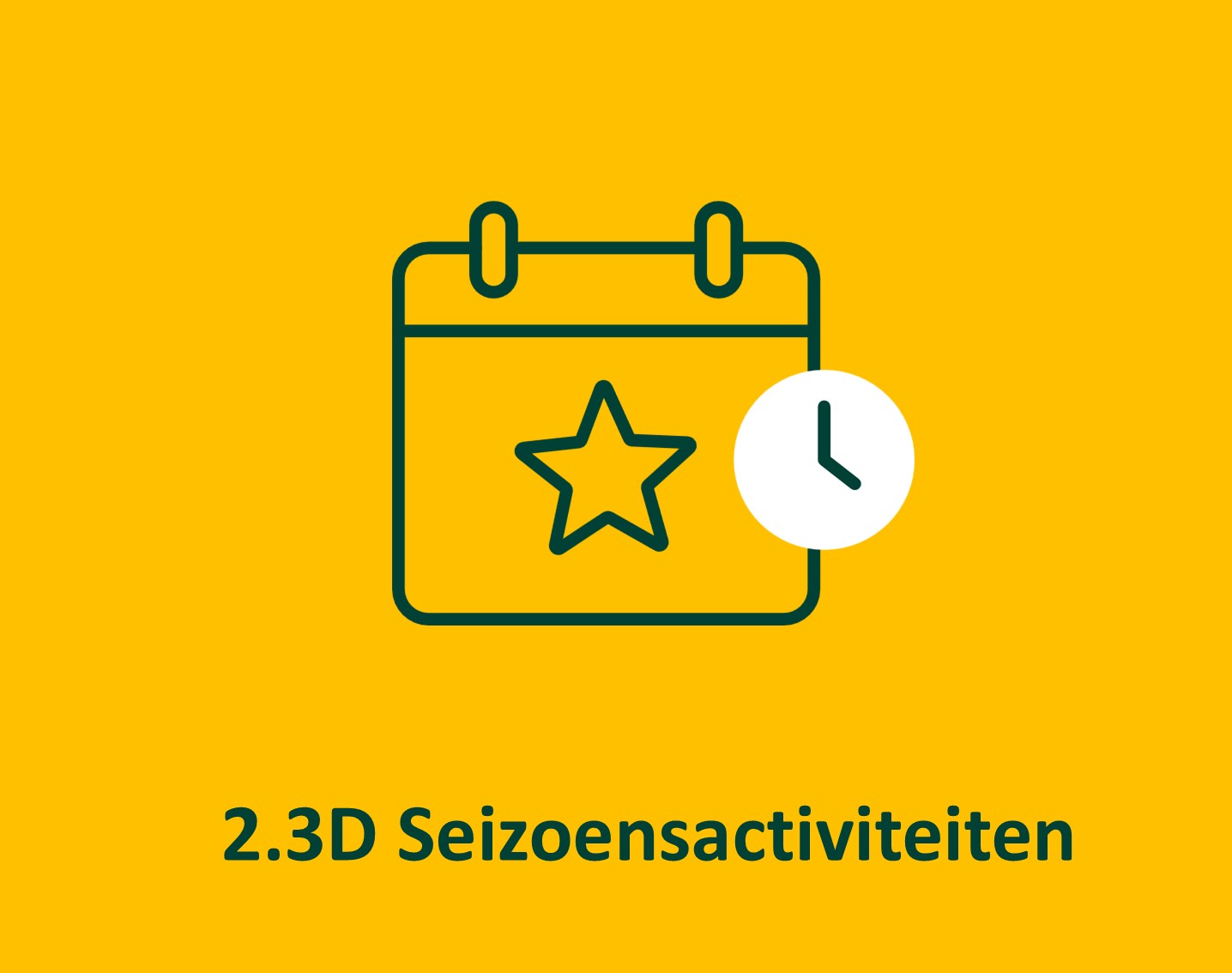 Seizoensactiviteiten